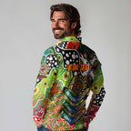 Personalised Panthers NRL Celebrating 50 Years of Naidoc Long Sleeve Polo Shirt NAIDOC Week 2025 Aboriginal