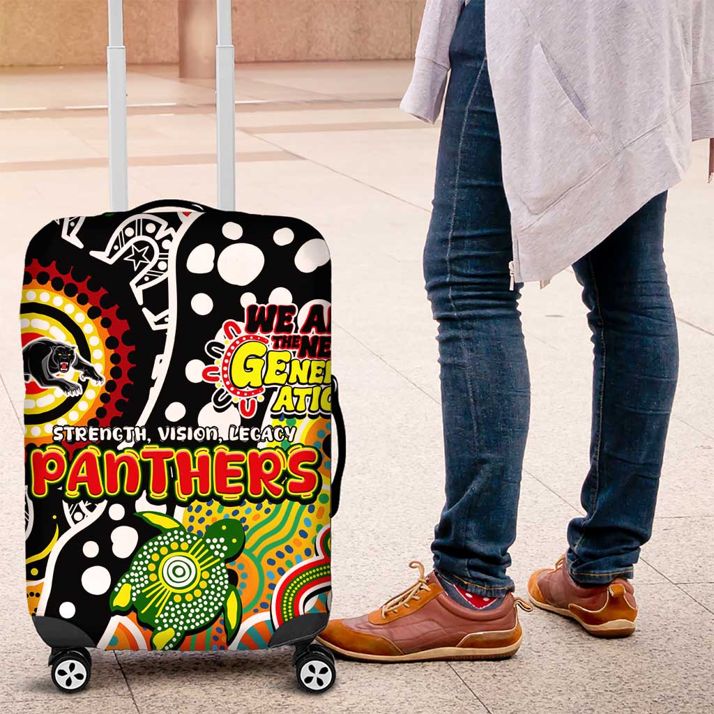 Panthers NRL Celebrating 50 Years of Naidoc Luggage Cover NAIDOC Week 2025 Aboriginal