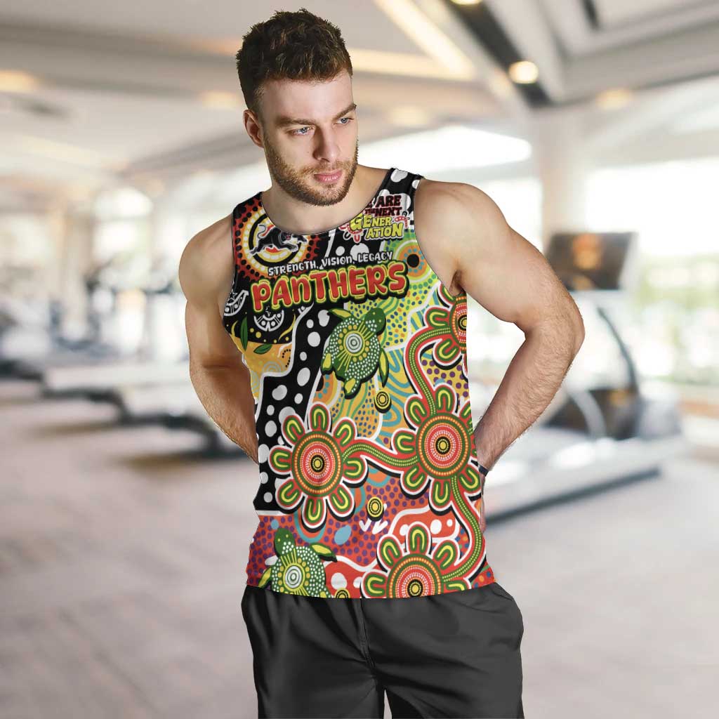 Personalised Panthers NRL Celebrating 50 Years of Naidoc Men Tank Top NAIDOC Week 2025 Aboriginal