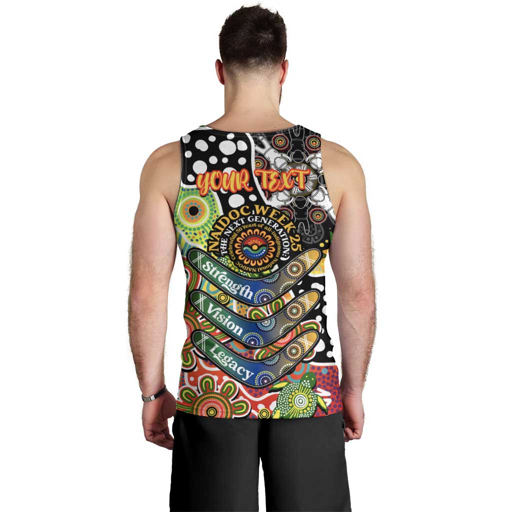 Personalised Panthers NRL Celebrating 50 Years of Naidoc Men Tank Top NAIDOC Week 2025 Aboriginal