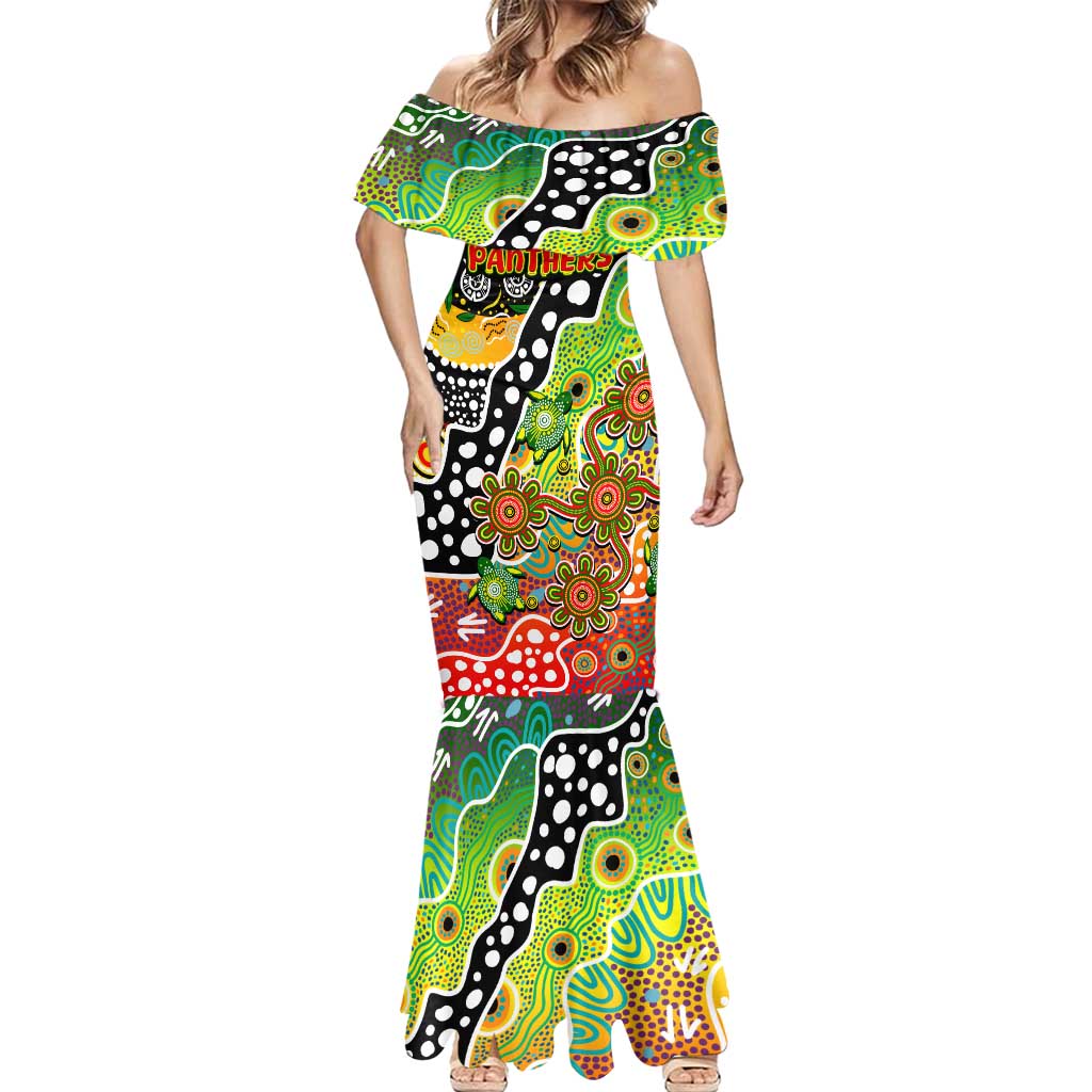 Personalised Panthers NRL Celebrating 50 Years of Naidoc Mermaid Dress NAIDOC Week 2025 Aboriginal
