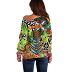 Personalised Panthers NRL Celebrating 50 Years of Naidoc Off Shoulder Sweater NAIDOC Week 2025 Aboriginal