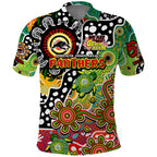 Personalised Panthers NRL Celebrating 50 Years of Naidoc Polo Shirt NAIDOC Week 2025 Aboriginal