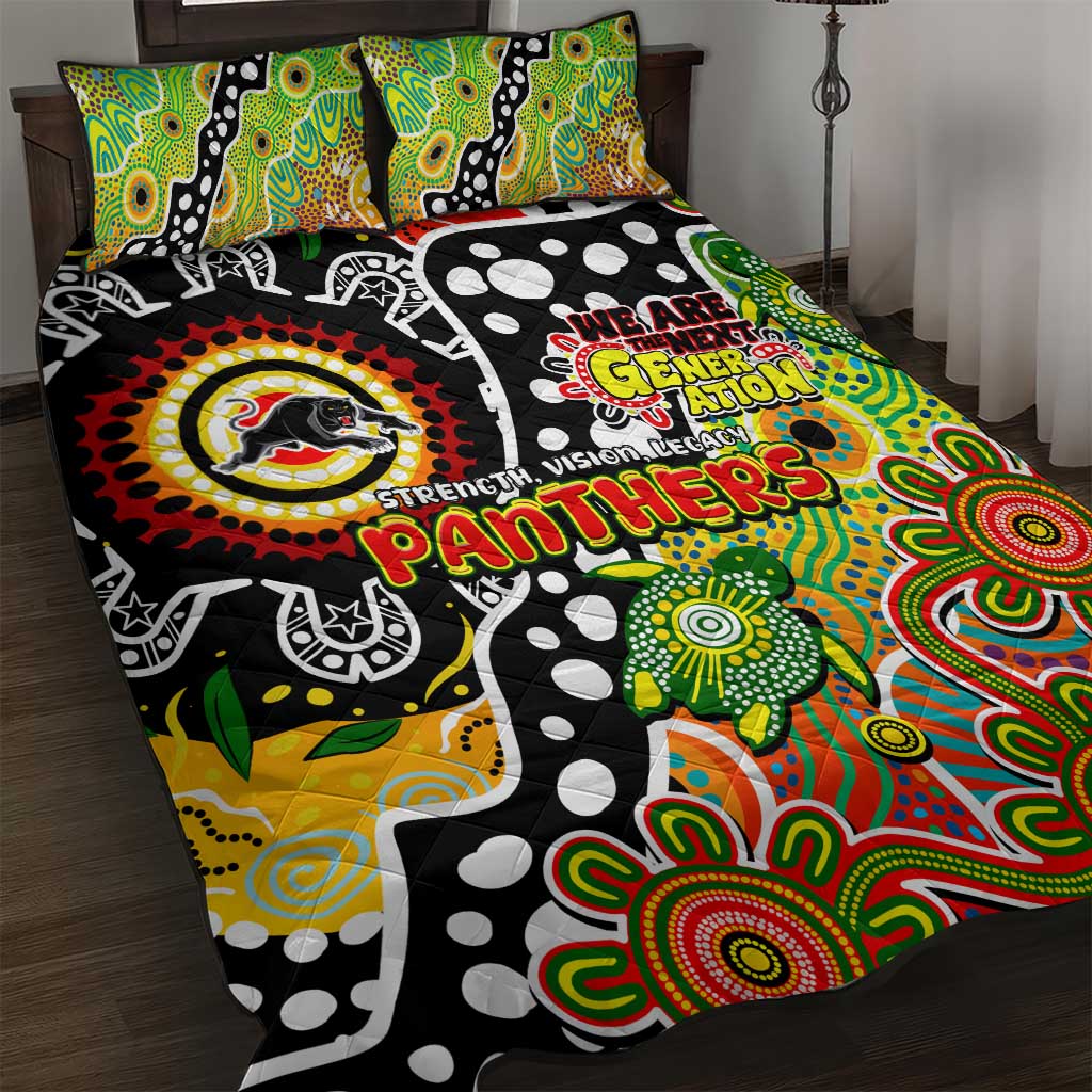 Panthers NRL Celebrating 50 Years of Naidoc Quilt Bed Set NAIDOC Week 2025 Aboriginal