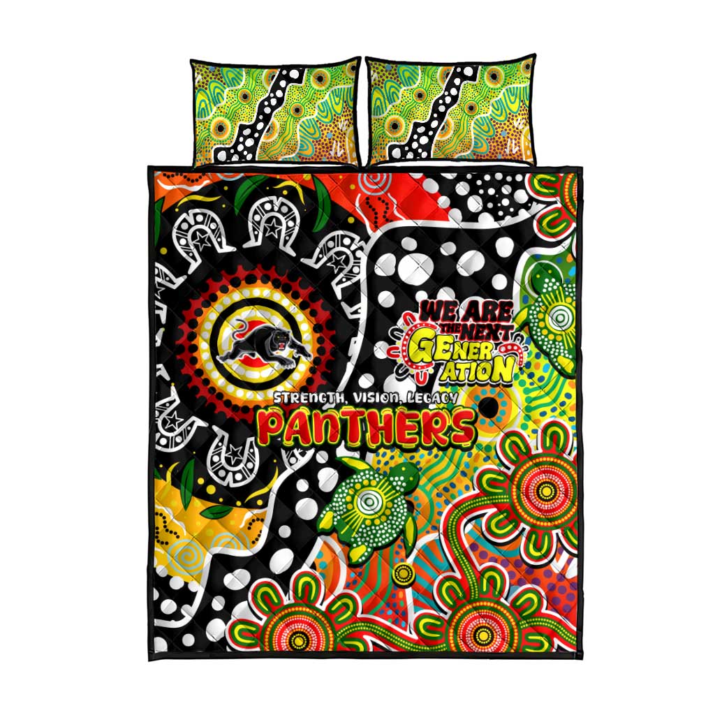 Panthers NRL Celebrating 50 Years of Naidoc Quilt Bed Set NAIDOC Week 2025 Aboriginal