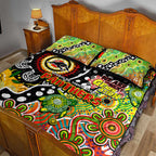 Panthers NRL Celebrating 50 Years of Naidoc Quilt Bed Set NAIDOC Week 2025 Aboriginal