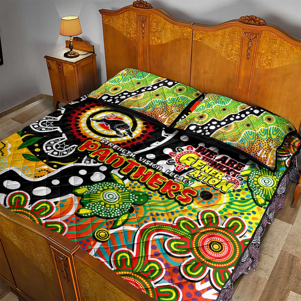 Panthers NRL Celebrating 50 Years of Naidoc Quilt Bed Set NAIDOC Week 2025 Aboriginal