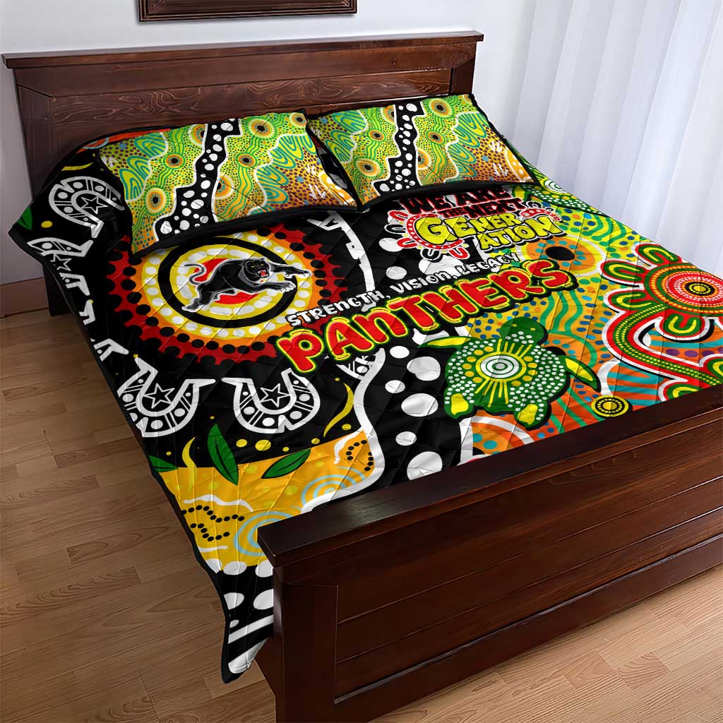 Panthers NRL Celebrating 50 Years of Naidoc Quilt Bed Set NAIDOC Week 2025 Aboriginal