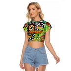 Personalised Panthers NRL Celebrating 50 Years of Naidoc Raglan Cropped T Shirt NAIDOC Week 2025 Aboriginal