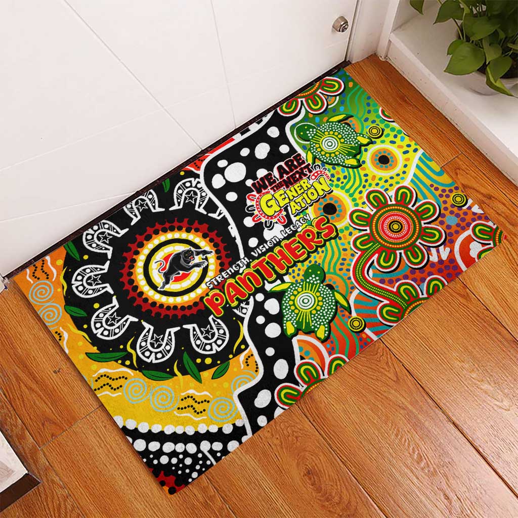 Panthers NRL Celebrating 50 Years of Naidoc Rubber Doormat NAIDOC Week 2025 Aboriginal