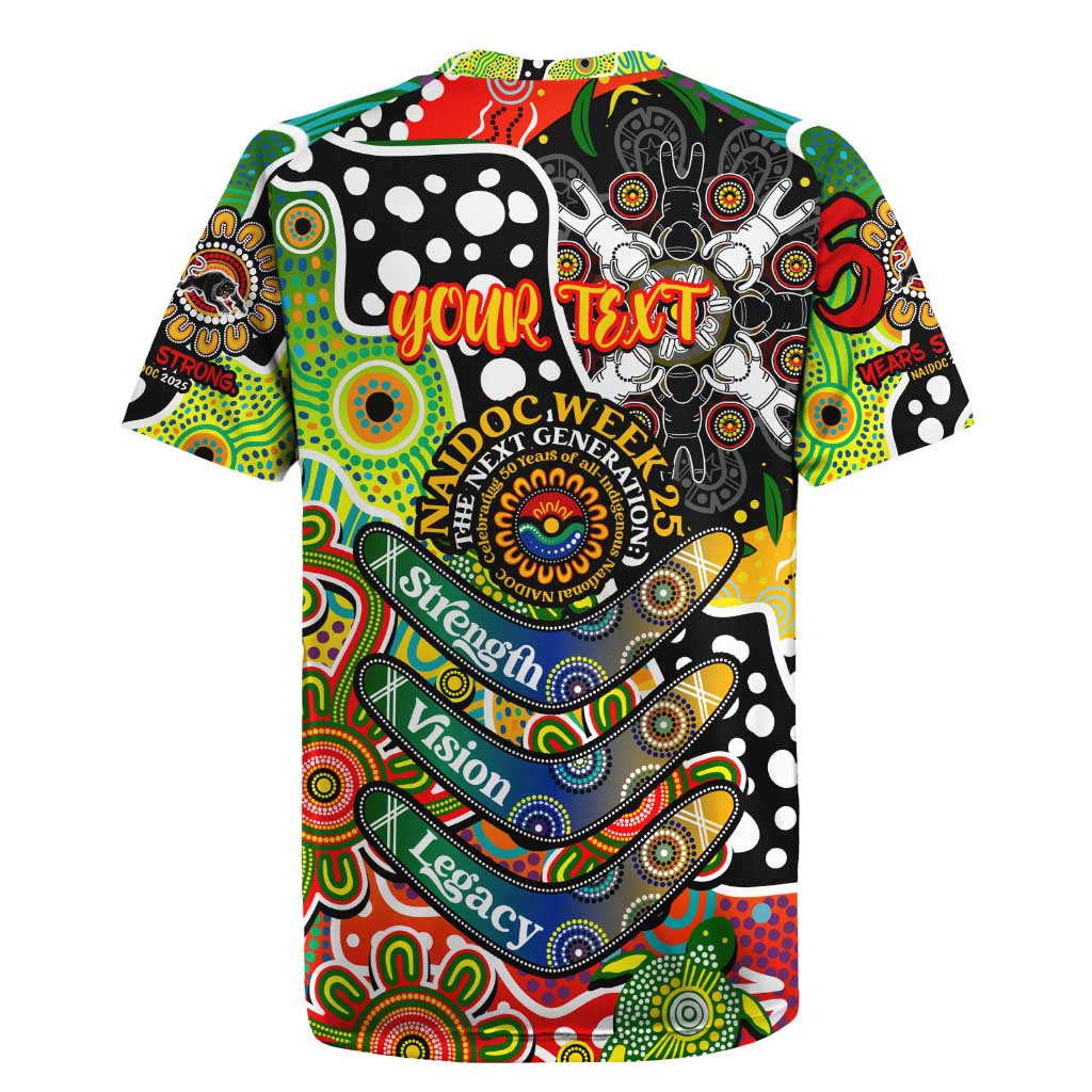 Personalised Panthers NRL Celebrating 50 Years of Naidoc Rugby Jersey NAIDOC Week 2025 Aboriginal