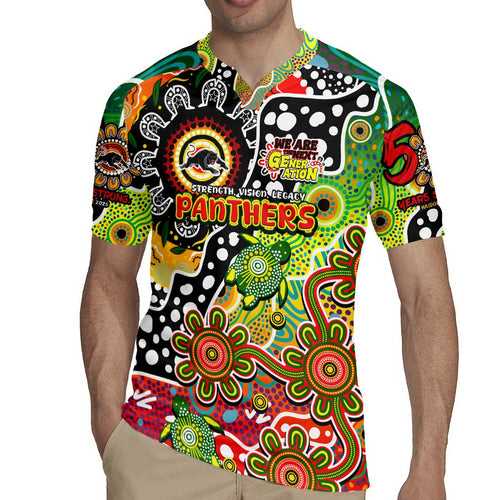 Personalised Panthers NRL Celebrating 50 Years of Naidoc Rugby Jersey NAIDOC Week 2025 Aboriginal