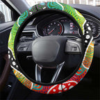 Panthers NRL Celebrating 50 Years of Naidoc Steering Wheel Cover NAIDOC Week 2025 Aboriginal