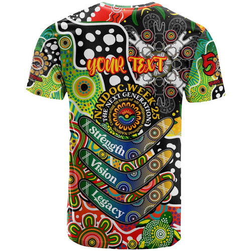 Personalised Panthers NRL Celebrating 50 Years of Naidoc T Shirt NAIDOC Week 2025 Aboriginal