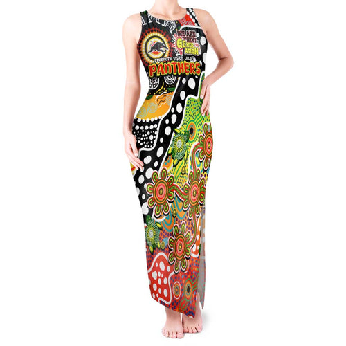 Personalised Panthers NRL Celebrating 50 Years of Naidoc Tank Maxi Dress NAIDOC Week 2025 Aboriginal