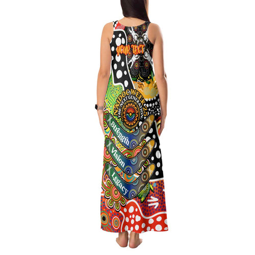 Personalised Panthers NRL Celebrating 50 Years of Naidoc Tank Maxi Dress NAIDOC Week 2025 Aboriginal