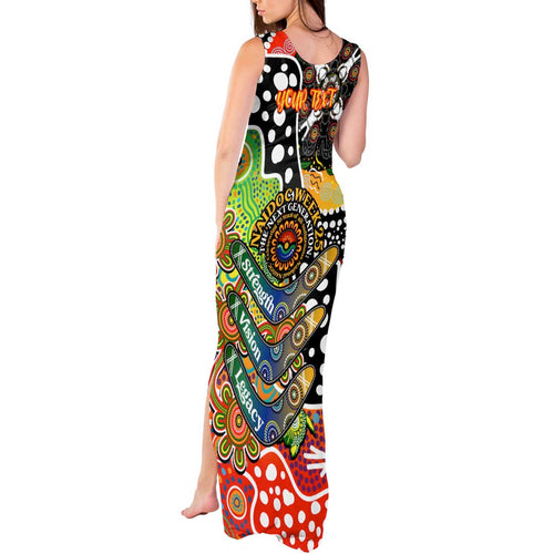 Personalised Panthers NRL Celebrating 50 Years of Naidoc Tank Maxi Dress NAIDOC Week 2025 Aboriginal