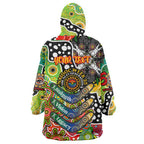 Personalised Panthers NRL Celebrating 50 Years of Naidoc Wearable Blanket Hoodie NAIDOC Week 2025 Aboriginal