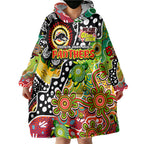 Personalised Panthers NRL Celebrating 50 Years of Naidoc Wearable Blanket Hoodie NAIDOC Week 2025 Aboriginal