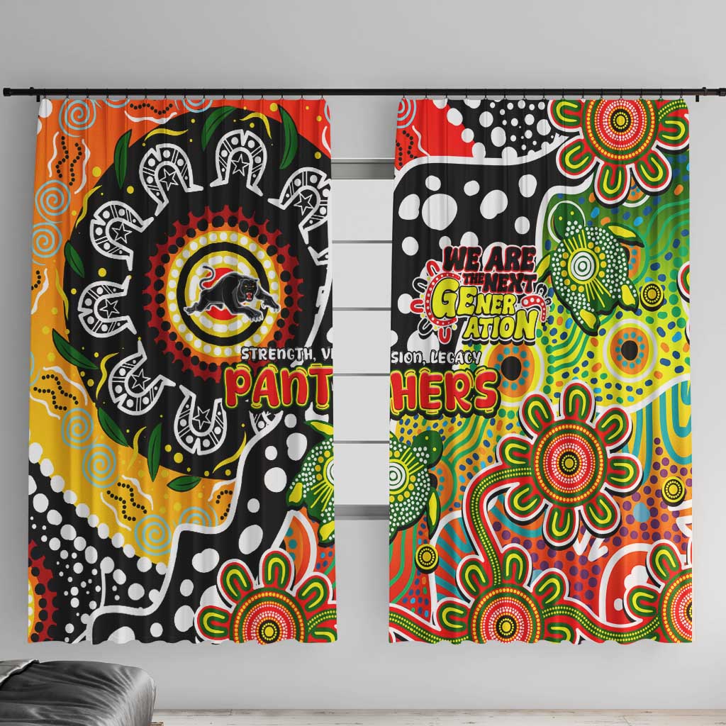 Panthers NRL Celebrating 50 Years of Naidoc Window Curtain NAIDOC Week 2025 Aboriginal