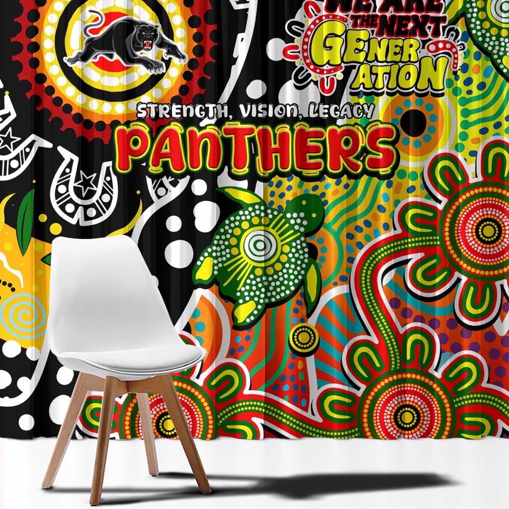 Panthers NRL Celebrating 50 Years of Naidoc Window Curtain NAIDOC Week 2025 Aboriginal