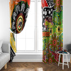 Panthers NRL Celebrating 50 Years of Naidoc Window Curtain NAIDOC Week 2025 Aboriginal