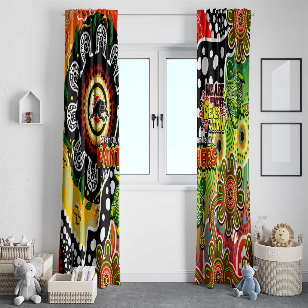 Panthers NRL Celebrating 50 Years of Naidoc Window Curtain NAIDOC Week 2025 Aboriginal