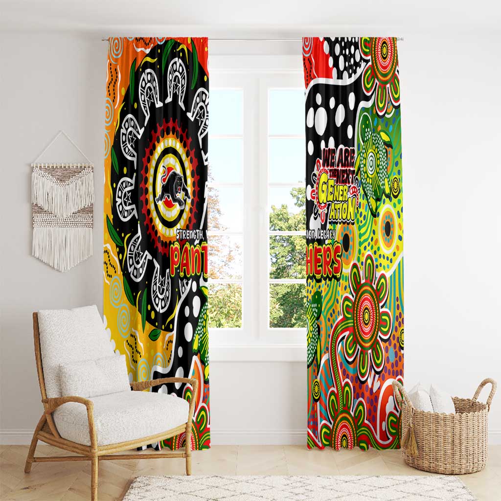 Panthers NRL Celebrating 50 Years of Naidoc Window Curtain NAIDOC Week 2025 Aboriginal