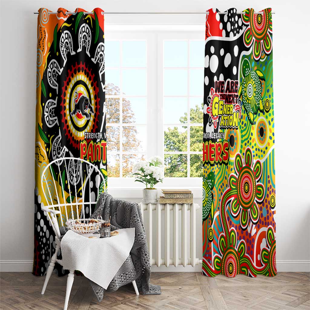 Panthers NRL Celebrating 50 Years of Naidoc Window Curtain NAIDOC Week 2025 Aboriginal