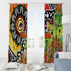 Panthers NRL Celebrating 50 Years of Naidoc Window Curtain NAIDOC Week 2025 Aboriginal