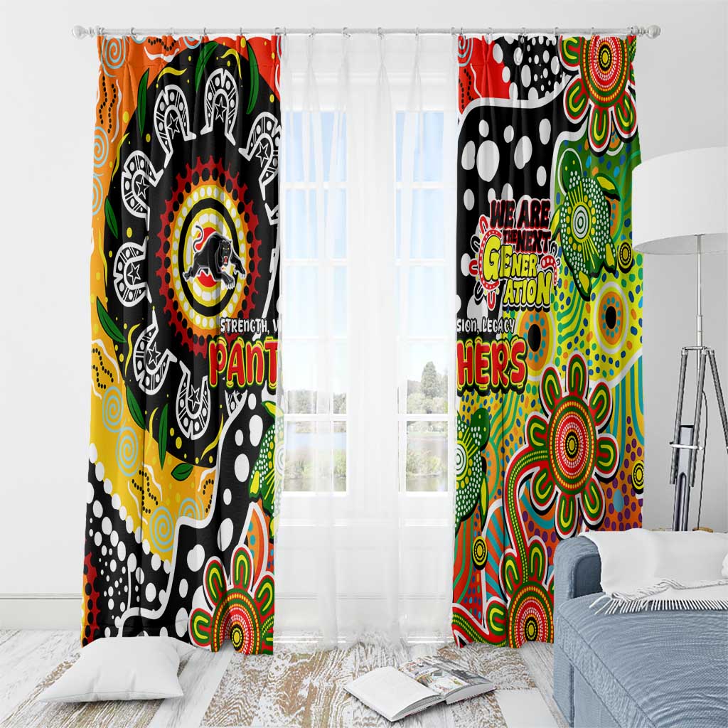 Panthers NRL Celebrating 50 Years of Naidoc Window Curtain NAIDOC Week 2025 Aboriginal