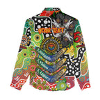 Personalised Panthers NRL Celebrating 50 Years of Naidoc Women Casual Shirt NAIDOC Week 2025 Aboriginal