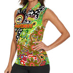 Personalised Panthers NRL Celebrating 50 Years of Naidoc Women Sleeveless Polo Shirt NAIDOC Week 2025 Aboriginal