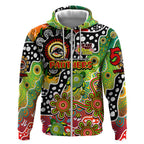 Personalised Panthers NRL Celebrating 50 Years of Naidoc Zip Hoodie NAIDOC Week 2025 Aboriginal