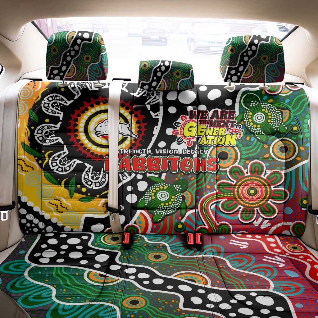 Rabbitohs NRL Celebrating 50 Years of Naidoc Back Car Seat Cover NAIDOC Week 2025 Aboriginal