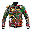 Personalised Rabbitohs NRL Celebrating 50 Years of Naidoc Baseball Jacket NAIDOC Week 2025 Aboriginal