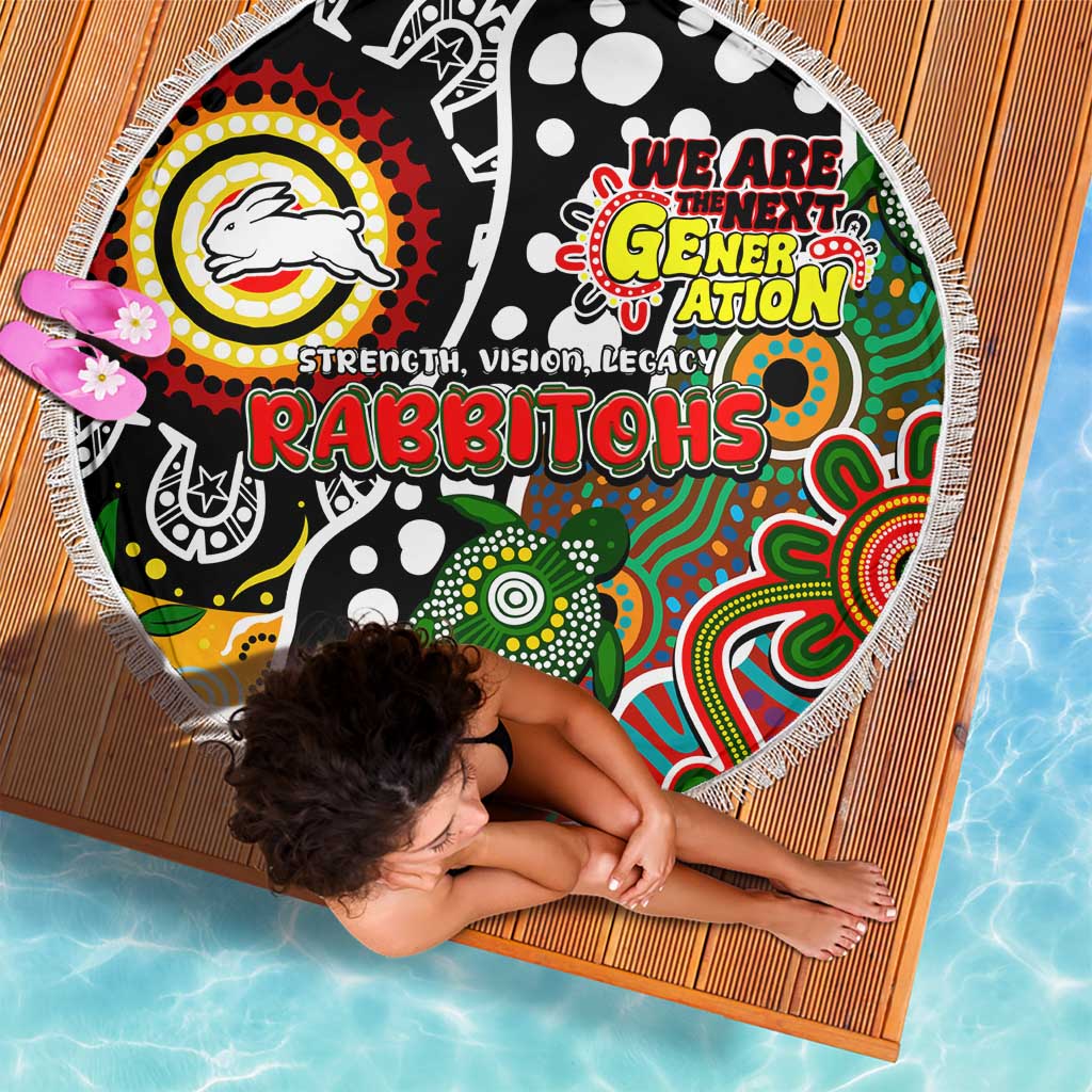 Rabbitohs NRL Celebrating 50 Years of Naidoc Beach Blanket NAIDOC Week 2025 Aboriginal