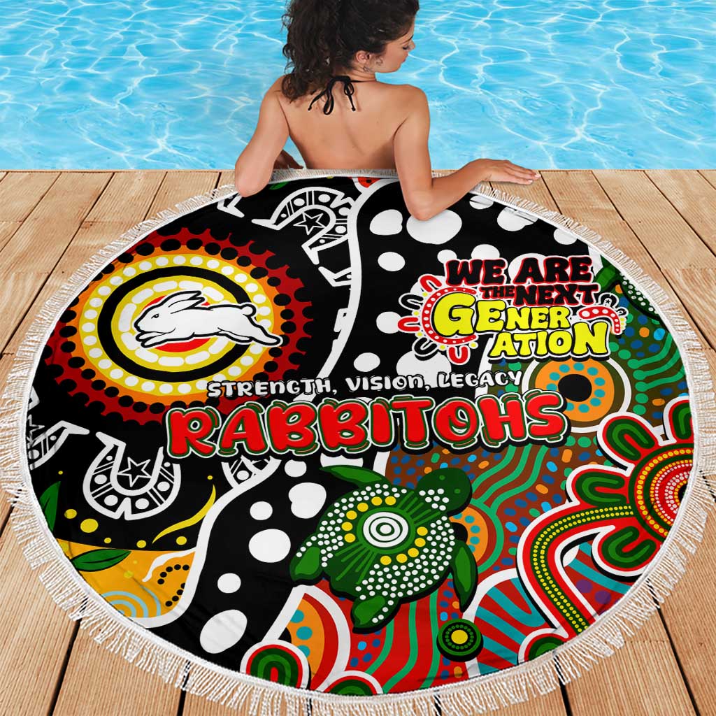 Rabbitohs NRL Celebrating 50 Years of Naidoc Beach Blanket NAIDOC Week 2025 Aboriginal