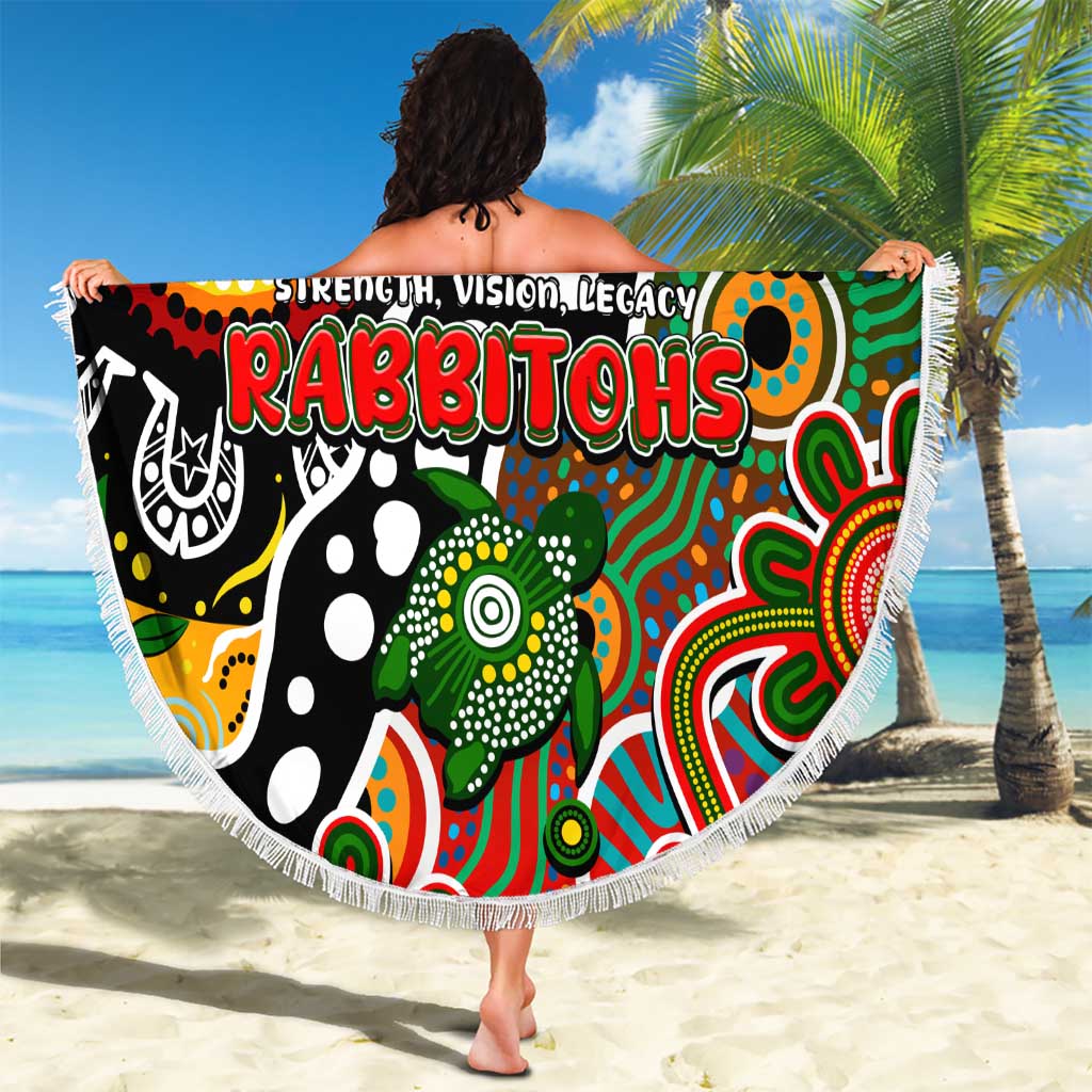 Rabbitohs NRL Celebrating 50 Years of Naidoc Beach Blanket NAIDOC Week 2025 Aboriginal
