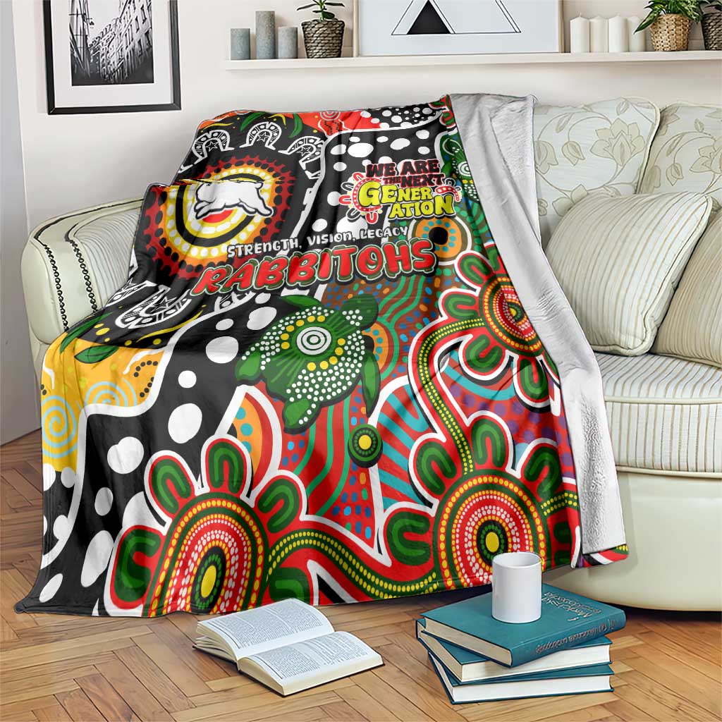 Rabbitohs NRL Celebrating 50 Years of Naidoc Blanket NAIDOC Week 2025 Aboriginal