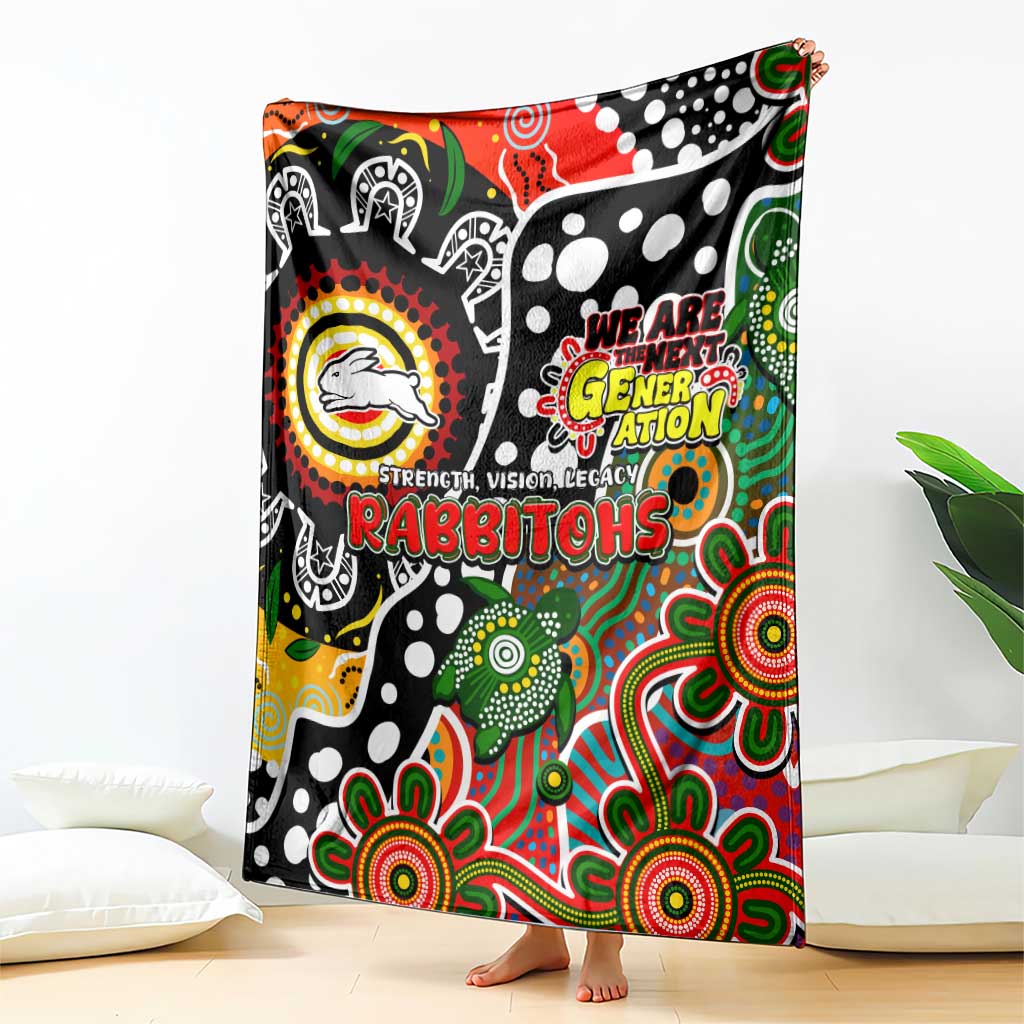 Rabbitohs NRL Celebrating 50 Years of Naidoc Blanket NAIDOC Week 2025 Aboriginal