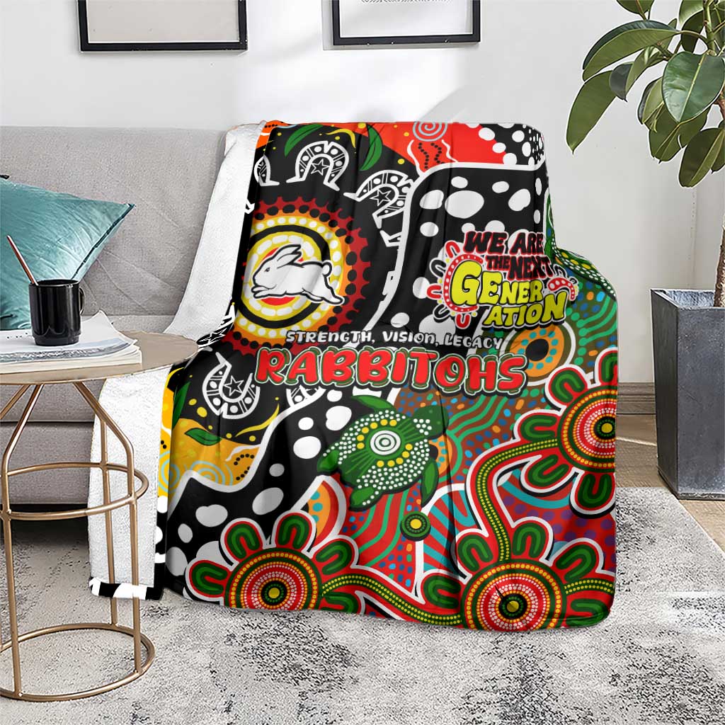 Rabbitohs NRL Celebrating 50 Years of Naidoc Blanket NAIDOC Week 2025 Aboriginal