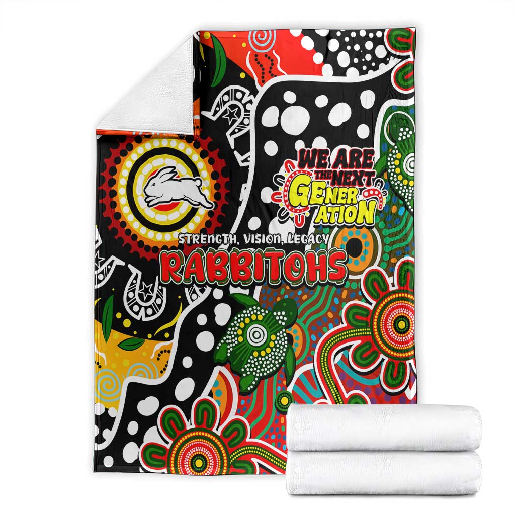 Rabbitohs NRL Celebrating 50 Years of Naidoc Blanket NAIDOC Week 2025 Aboriginal