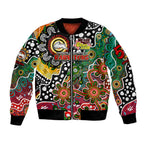 Personalised Rabbitohs NRL Celebrating 50 Years of Naidoc Bomber Jacket NAIDOC Week 2025 Aboriginal