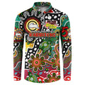 Personalised Rabbitohs NRL Celebrating 50 Years of Naidoc Button Sweatshirt NAIDOC Week 2025 Aboriginal