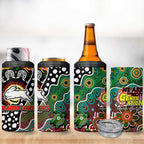 Rabbitohs NRL Celebrating 50 Years of Naidoc 4 in 1 Can Cooler Tumbler NAIDOC Week 2025 Aboriginal
