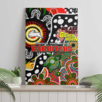 Rabbitohs NRL Celebrating 50 Years of Naidoc Canvas Wall Art NAIDOC Week 2025 Aboriginal