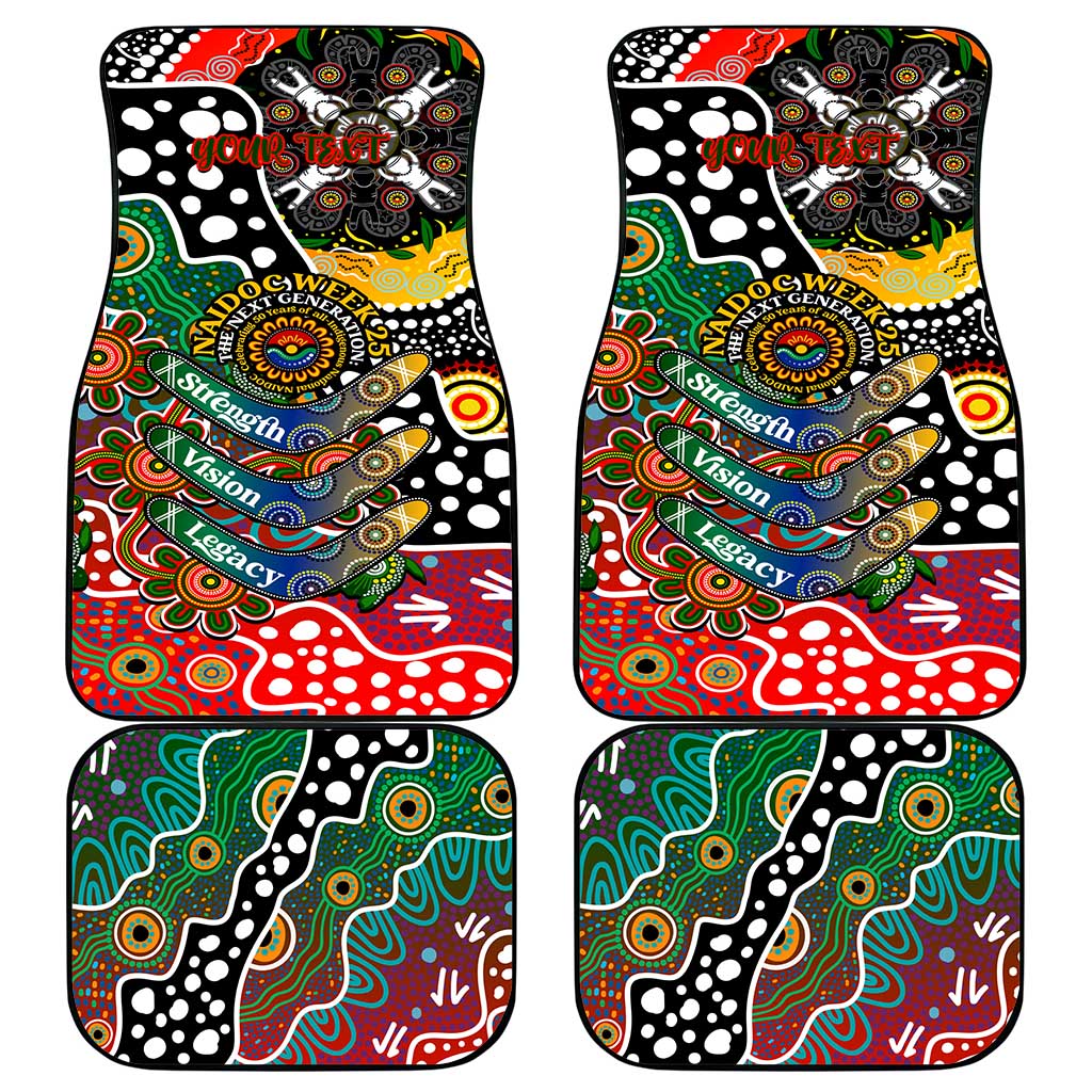Rabbitohs NRL Celebrating 50 Years of Naidoc Car Mats NAIDOC Week 2025 Aboriginal