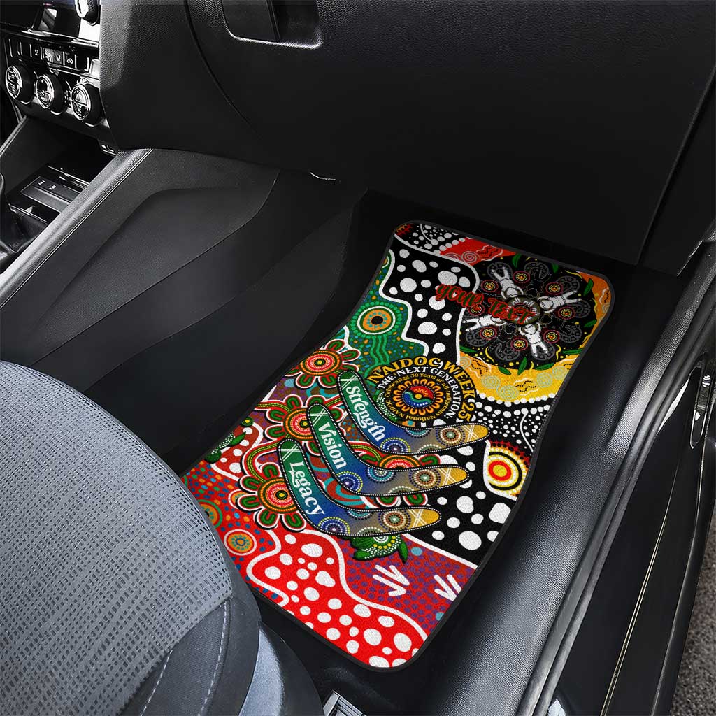 Rabbitohs NRL Celebrating 50 Years of Naidoc Car Mats NAIDOC Week 2025 Aboriginal