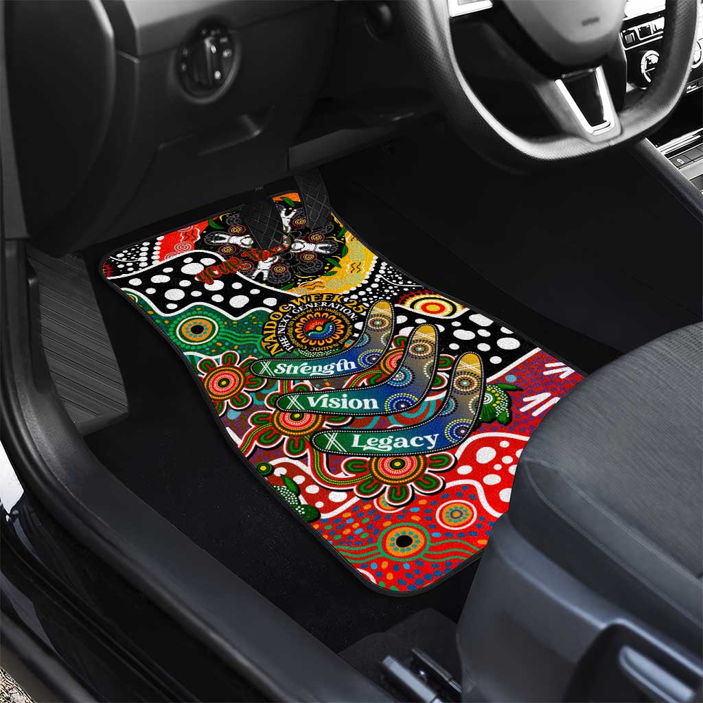 Rabbitohs NRL Celebrating 50 Years of Naidoc Car Mats NAIDOC Week 2025 Aboriginal
